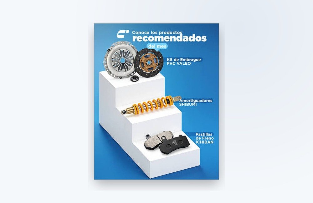 Productos recomendados y marcas de repuestos de Impocali